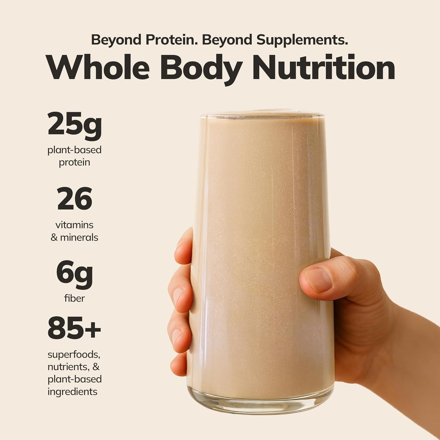 Ka’Chava Whole Body Meal Shake - Vanilla Vegan Protein Powder with 85+ Superfoods & Probiotics | 5 Sachets