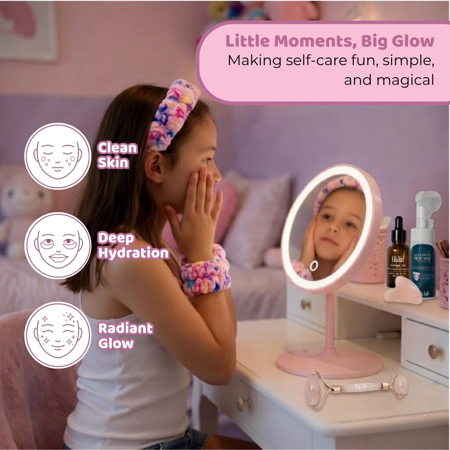 Tween Gift Box – Gifts Basket Teen Girl – Spa Kit for Teen Girls with Skincare and Self-Care Essentials – Birthday or Holiday Present