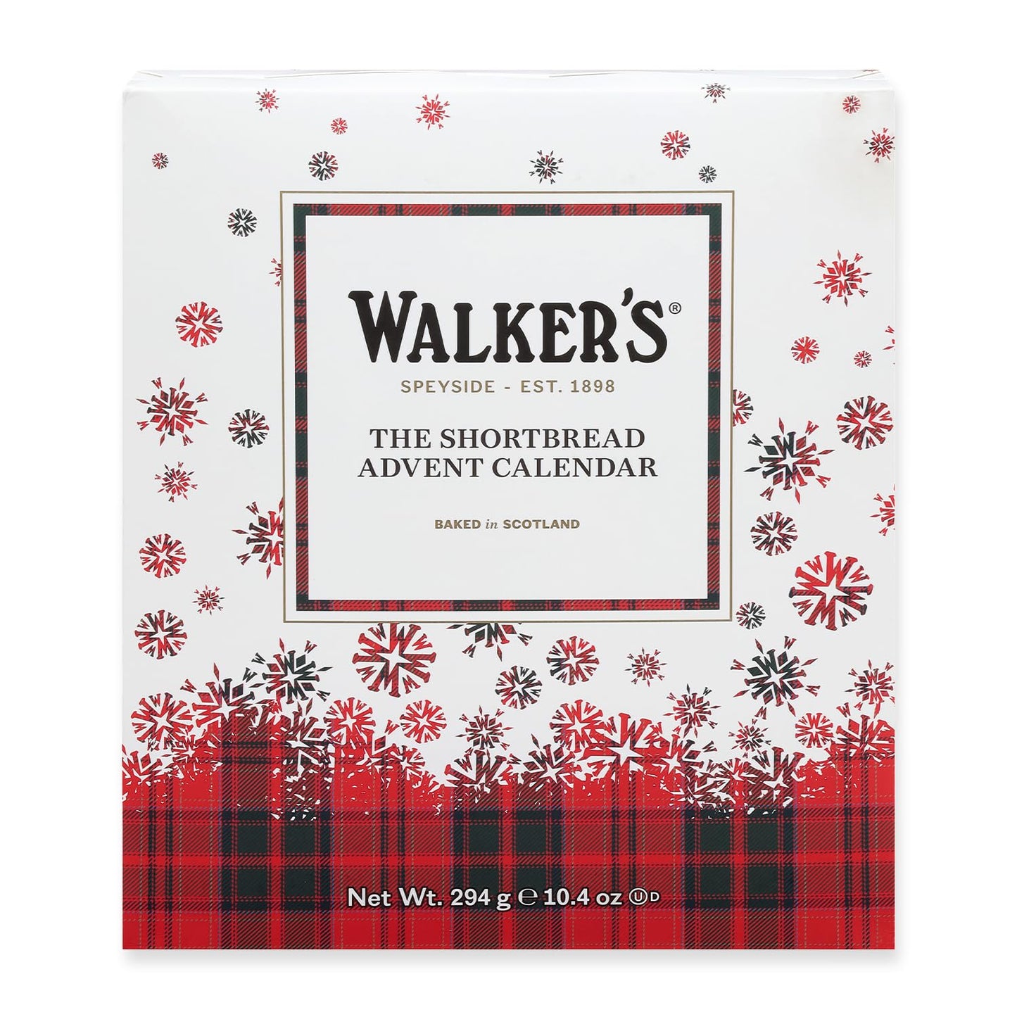 Walker’s 2025 Advent Calendar - Limited Edition Shortbread Cookies from Scotland | 24 Count (10.4 oz)