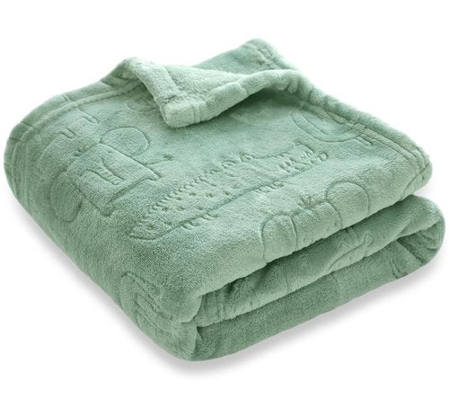 BORITAR Baby Blanket - Ultra Soft Fleece for Infants & Toddlers | Warm, Lightweight, 30x40 Inch, Sage Green