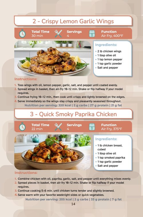 Air Fryer Cookbook for the Lazy Gourmet: A Full-Color Guide with Easy, Tasty & Budget-Friendly Recipes for Everyday Cooking