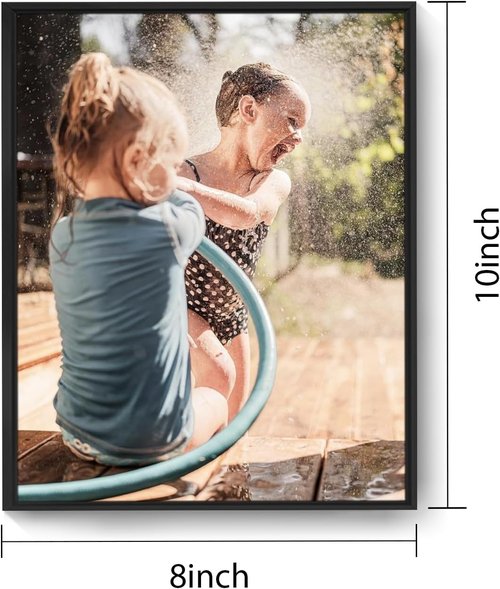 Canvas Prints - Custom Photo Wall Art by [Brand Name] | Framed 8x10 Black Metal Design for Home Décor