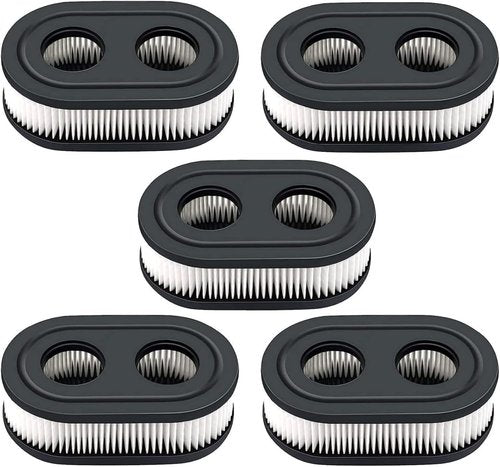 Briggs & Stratton Air Filter Replacement - 5 Pcs Lawn Mower Cleaner Cartridge for 500EX, 550EX, 575EX, 625EX, 675EXI, 725EXI | Toro Recycler Series Compatible