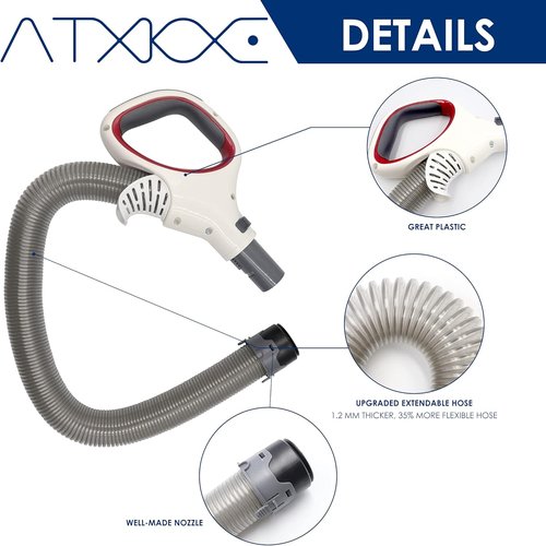 ATXKXE Vacuum Hose Handle Replacement - Compatible with Shark Rotator Professional Models NV500-NV520 | Red
