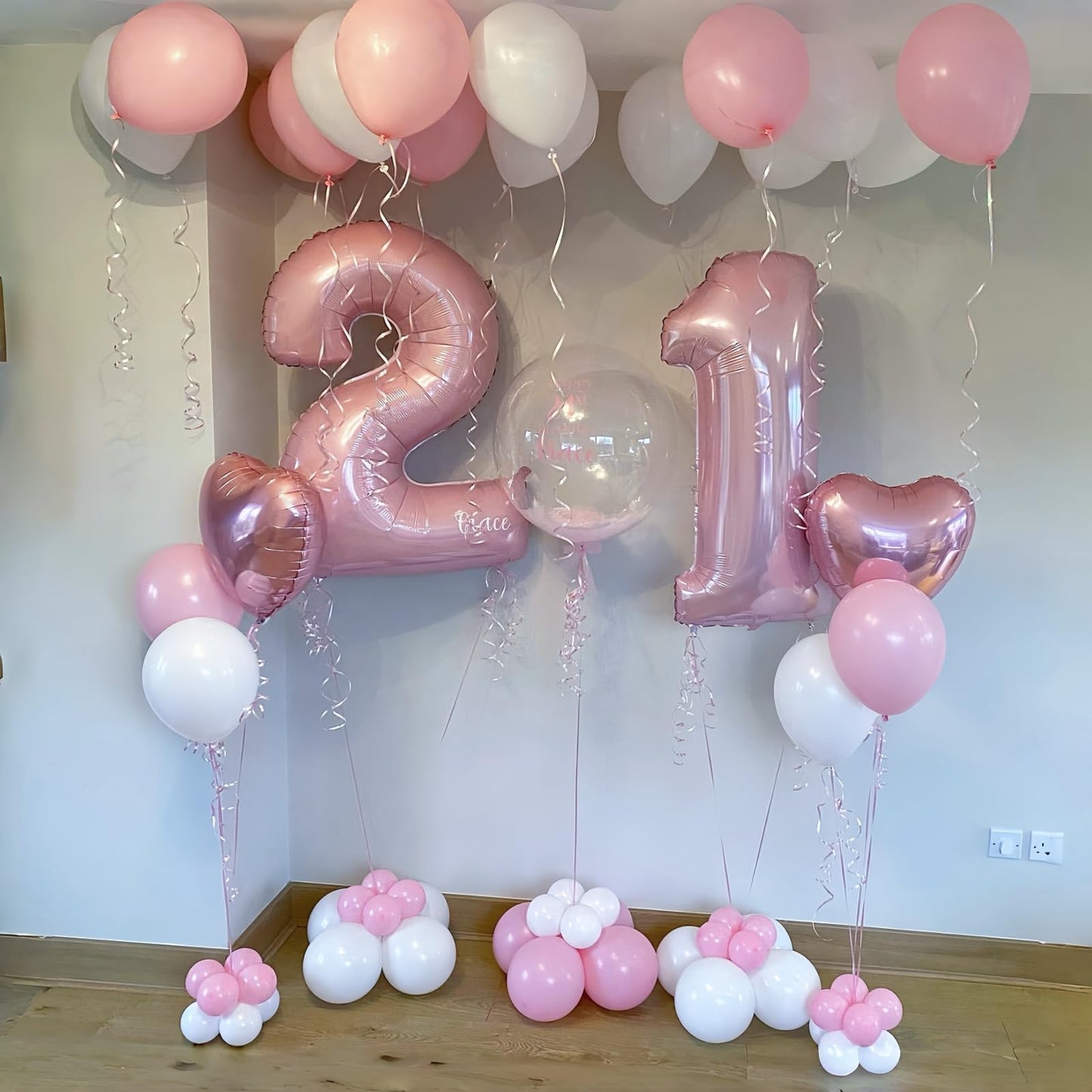 40" Balloon Letter A Pastel Pink, Large Foil Pink Letter Balloons Set A - Z for Girls, Light Pink A Helium Balloons for Women Birthday Anniversary Graduation New Year Party Decoration Supplies