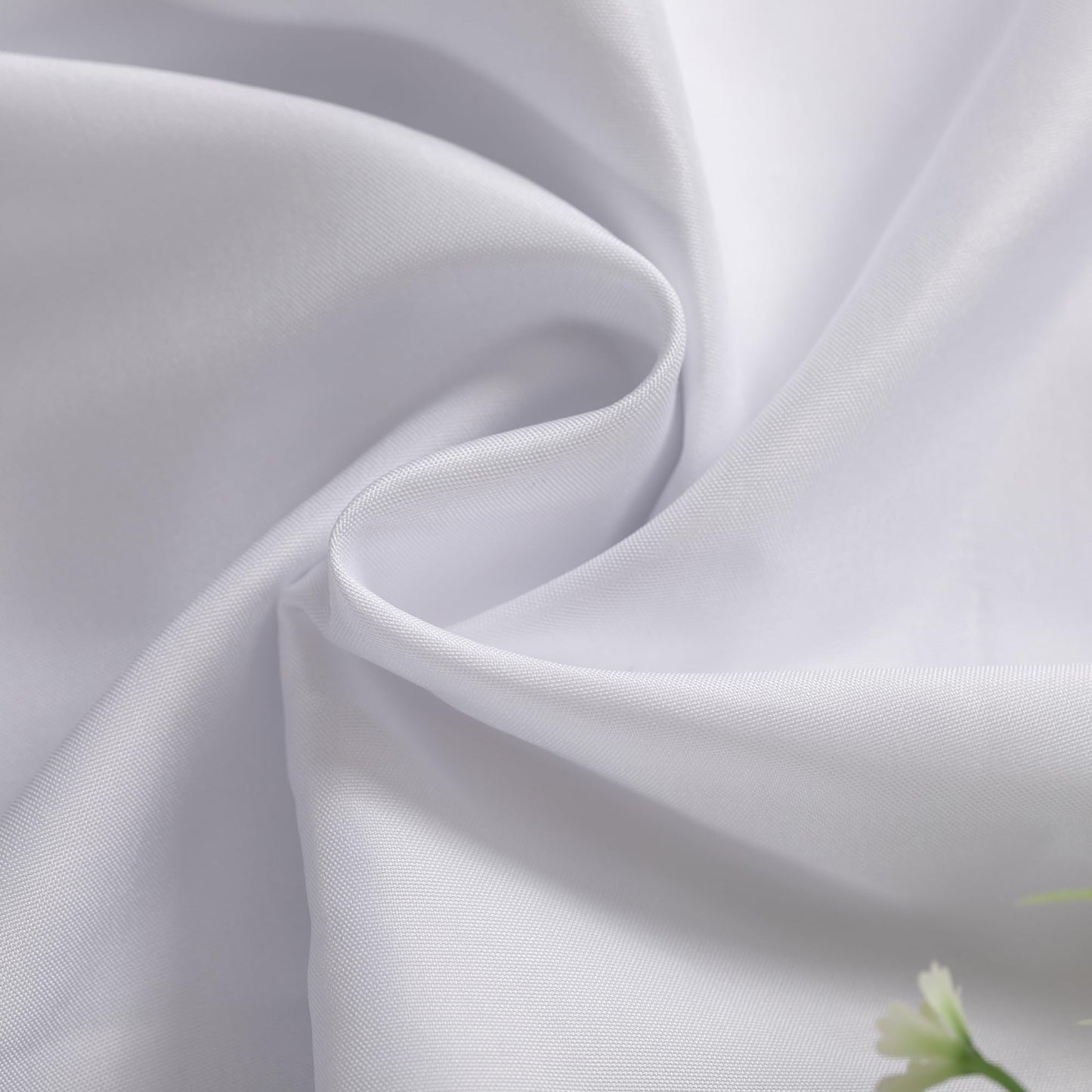 Nesthaven 2-Pack White Rectangle Tablecloth 60x102 Inch - Wrinkle & Stain Resistant Polyester, Tablecloths for Dining Wedding Party Buffet, Machine Washable Polyester Fabric Table Cloth