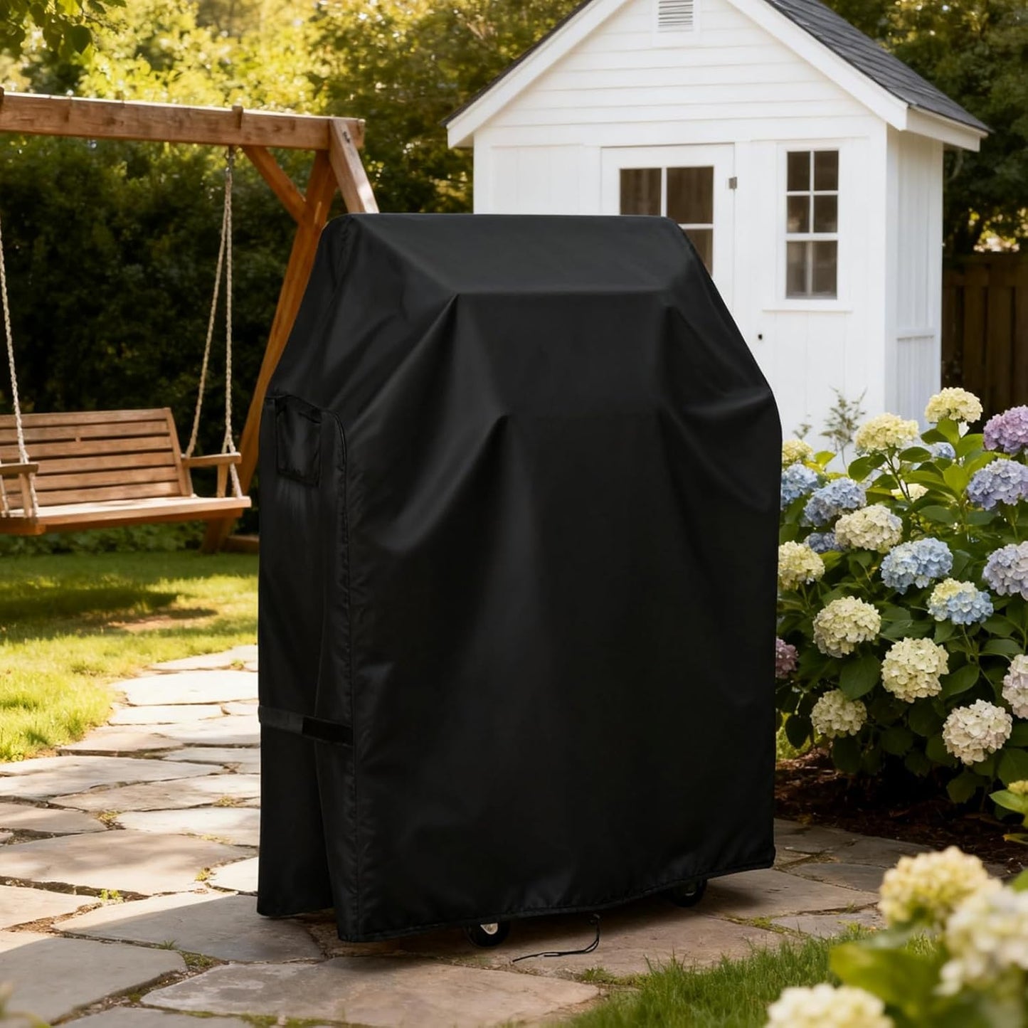 Nexgrill Deluxe 24-Inch Gas Grill Cover - Waterproof BBQ Protection for 2 Burners | 24 x 23 x 42 Inch