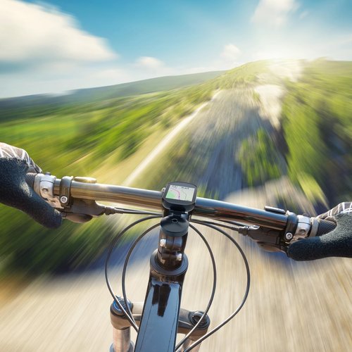 Garmin Aluminum Alloy Cycling Computer Mount - Road/Mountain Bike Compatible with Garmin Edge, Wahoo, Bryton, Cateye GPS Computers - Elevated Version