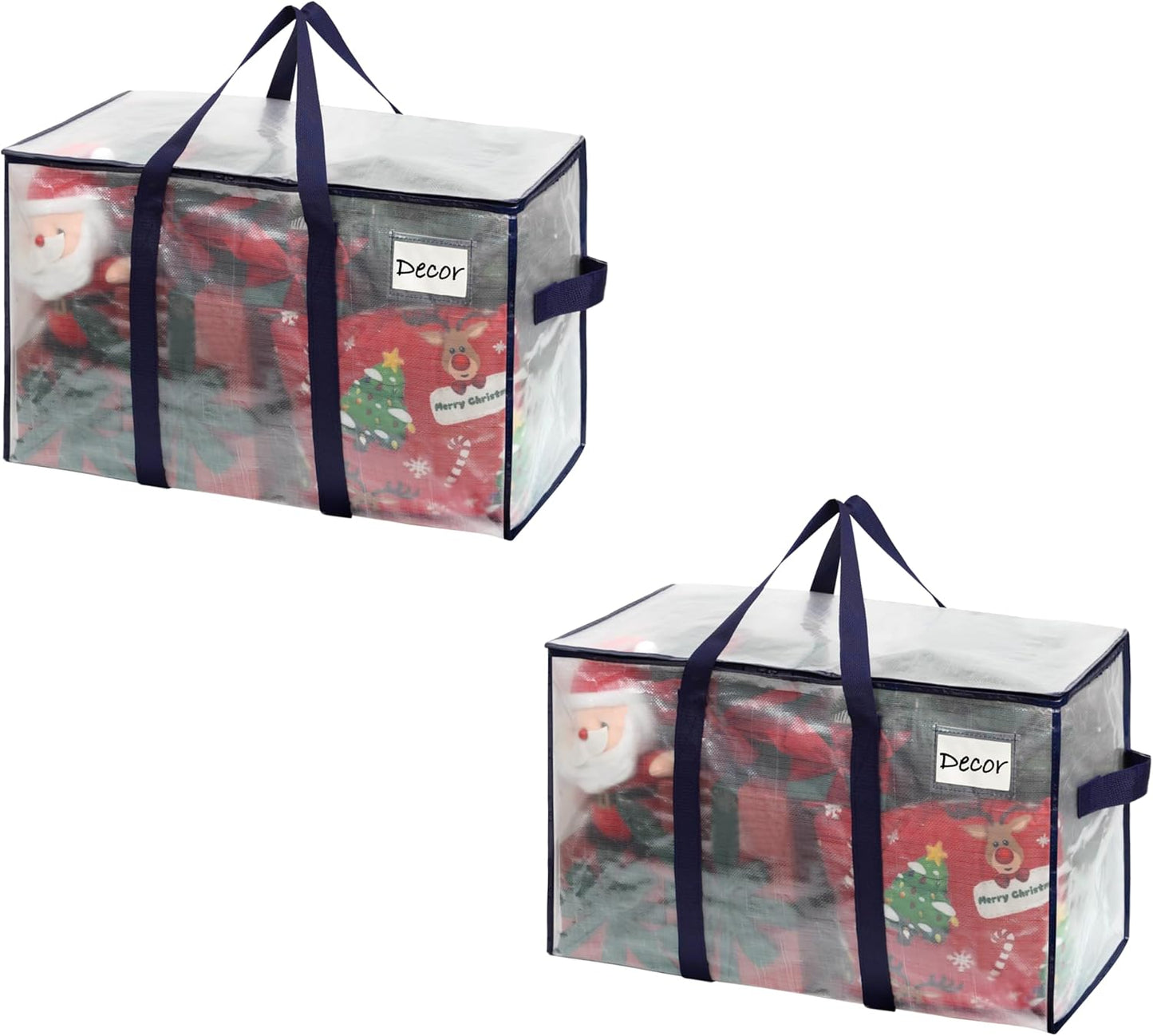 VENO Heavy Duty Moving Bags - Extra Large, Foldable Storage Solution with Reinforced Handles & Strong Zippers | Ideal for Clothes & Dorm Storage