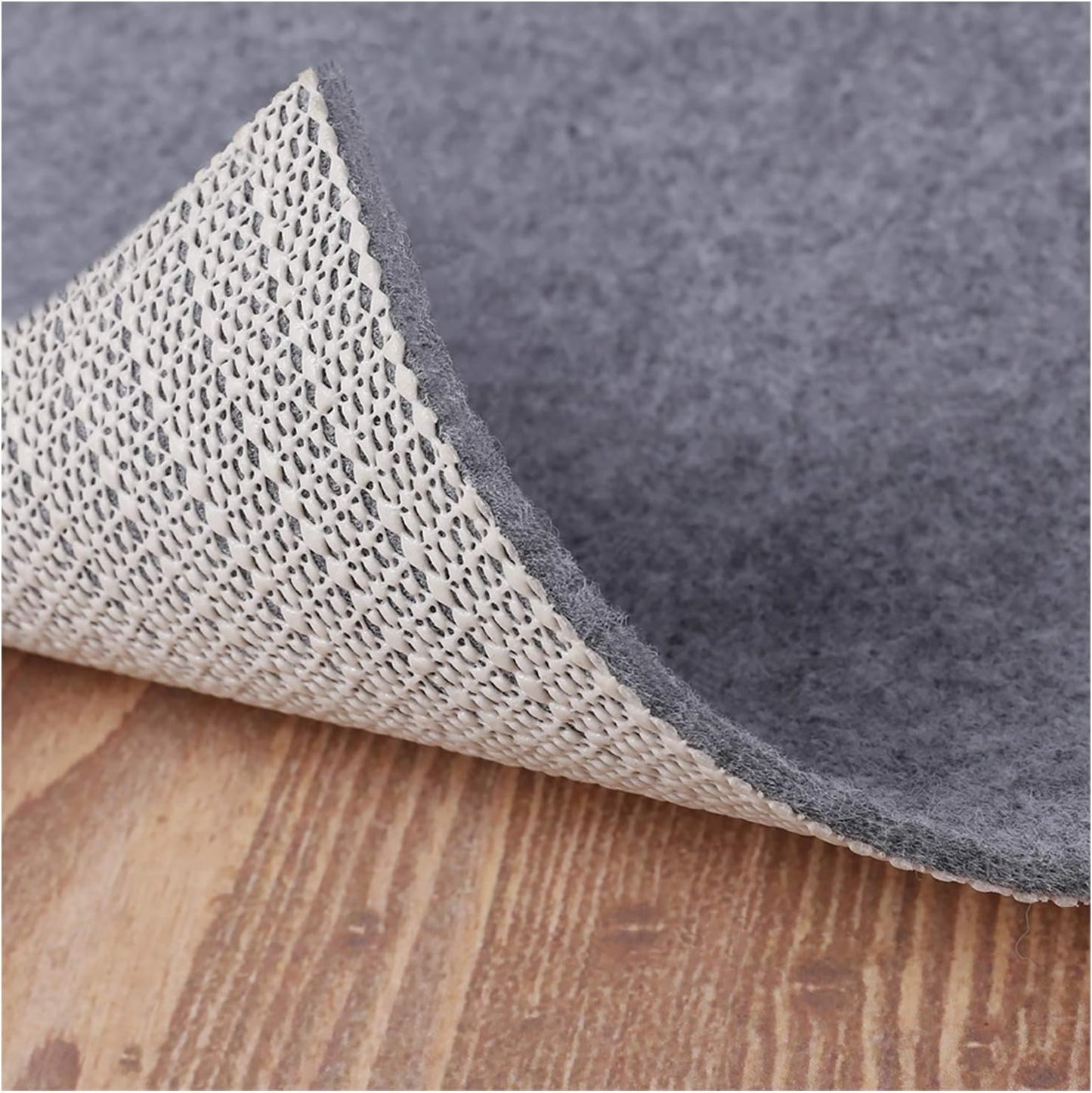 Skiennix Non-Slip Rug Pad Grippers - 6x9 Ft, 1/8" Thick Double Layer Felt & Rubber Mat for Hardwood Floors