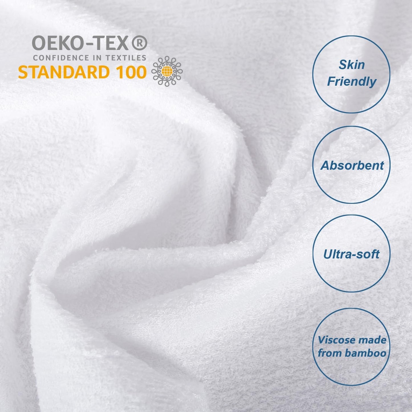 Skiennix Waterproof Mattress Protector - Twin Size, Breathable & Noiseless Bamboo Terry Cover