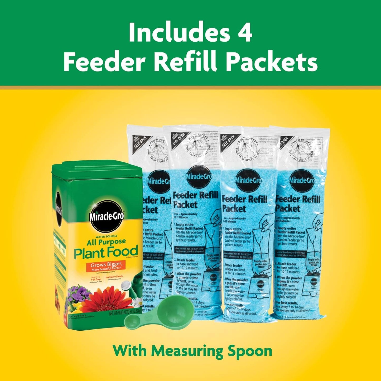 Miracle-Gro Water Soluble Plant Food - All-Purpose Fertilizer for Indoor & Outdoor Plants, 5 lbs.