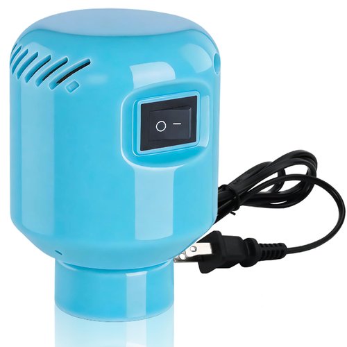 HOTBAG Electric Air Pump for Vacuum Storage Bags, Portable Travel Vacuum Pump Compressing Clothing Vacuum Seal Pump for Various Vacuum Seal Bags Blue(Storage Bag Not Included)