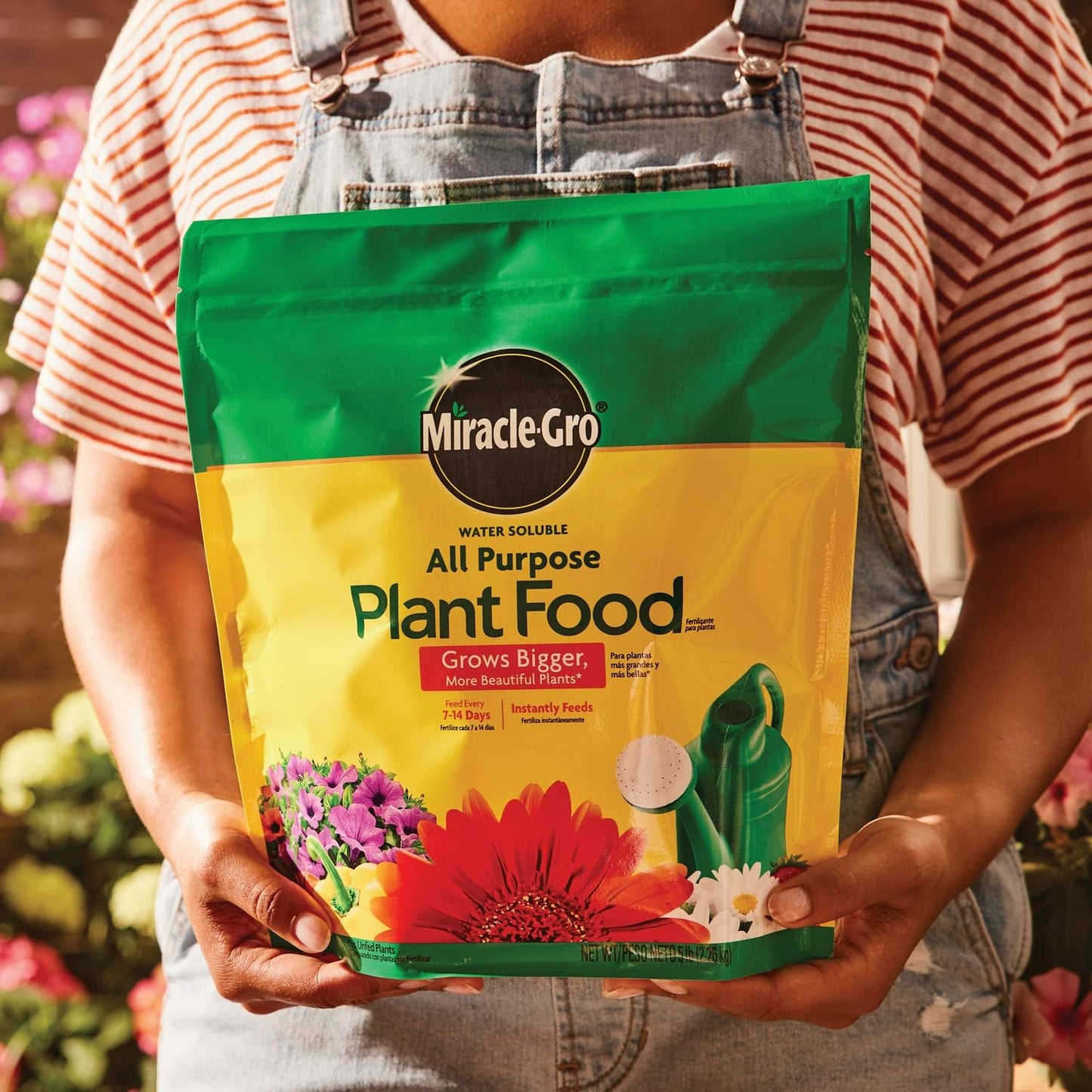 Miracle-Gro Water Soluble Plant Food - All-Purpose Fertilizer for Indoor & Outdoor Plants | 5 lb Bag
