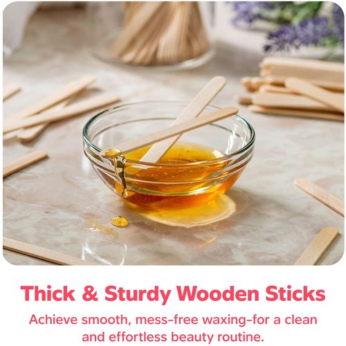 GUSTO [200 Count] 4.5 Inch Wooden Multi-Purpose Popsicle Sticks for Crafts, Ice, Ice Cream, Waxing, and Tongue Depressor Wood Sticks (Formerly Comfy Package)