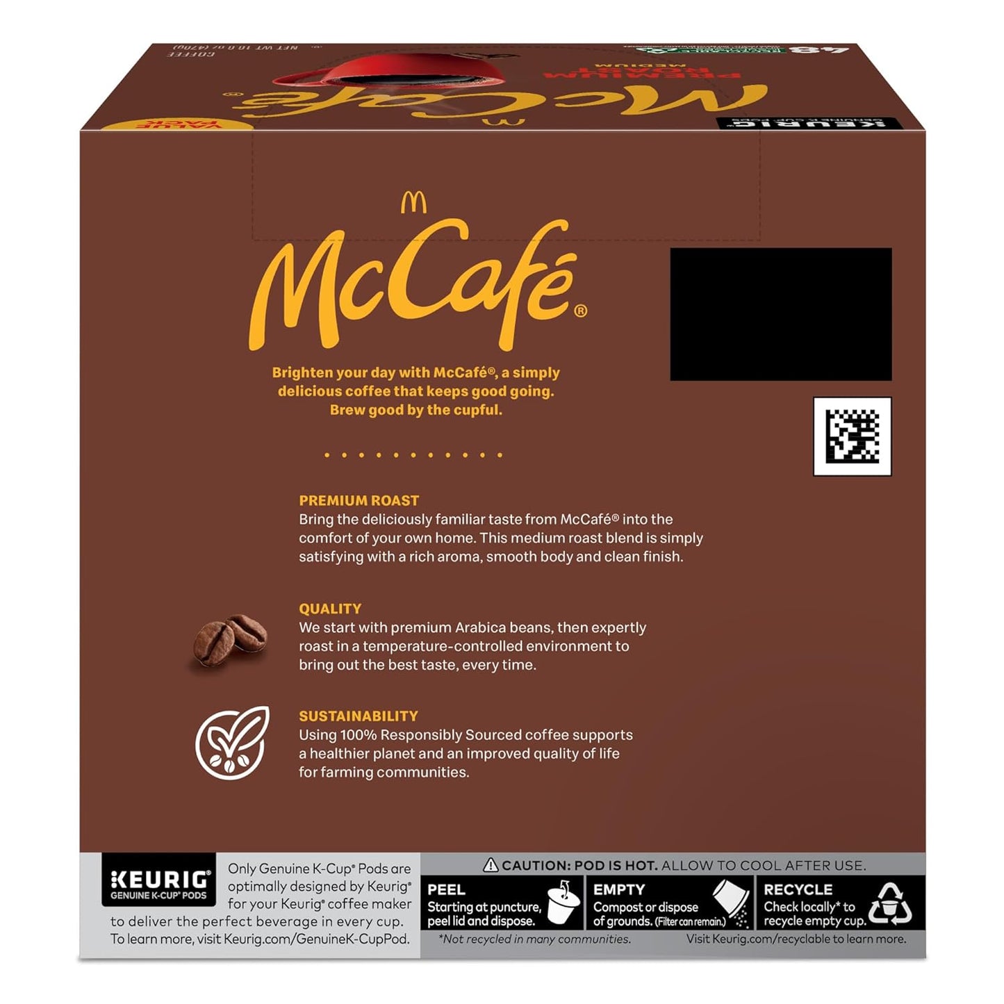 McCafé Premium Roast K-Cup Pods - Medium Roast Coffee, 48 Count for Rich Flavor & Convenience