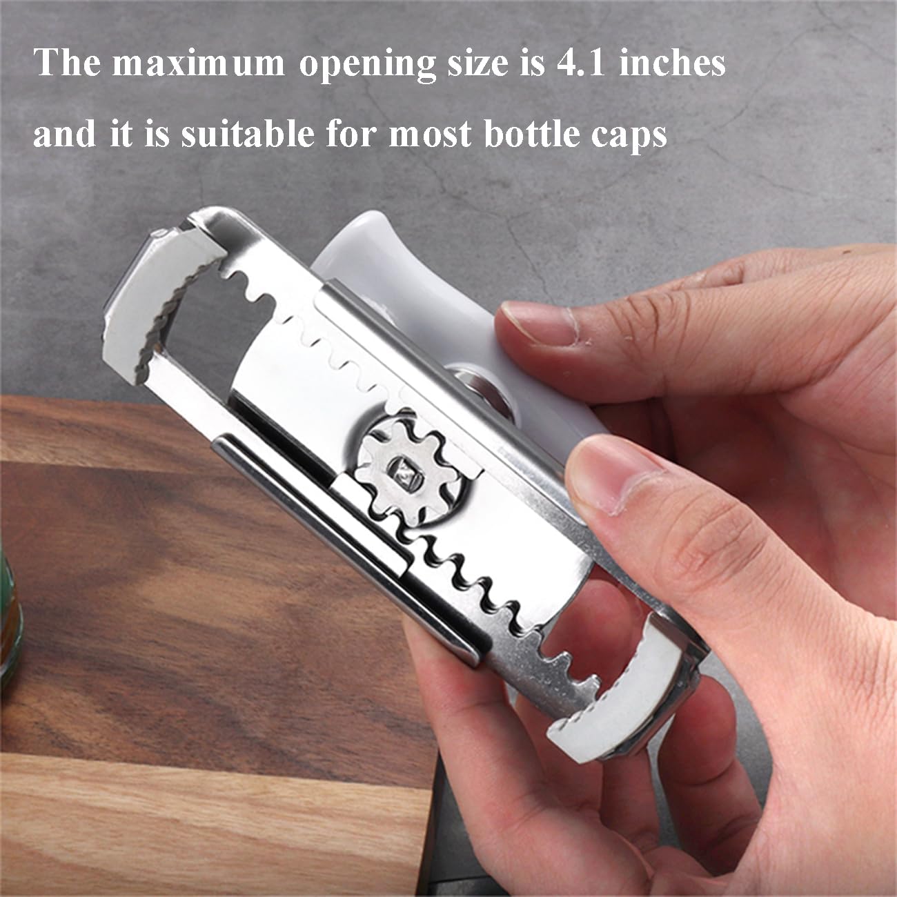 Skiennix Jar Opener for Seniors - Easy Twist Adjustable Lid Gripper | Perfect for Arthritis & Weak Hands