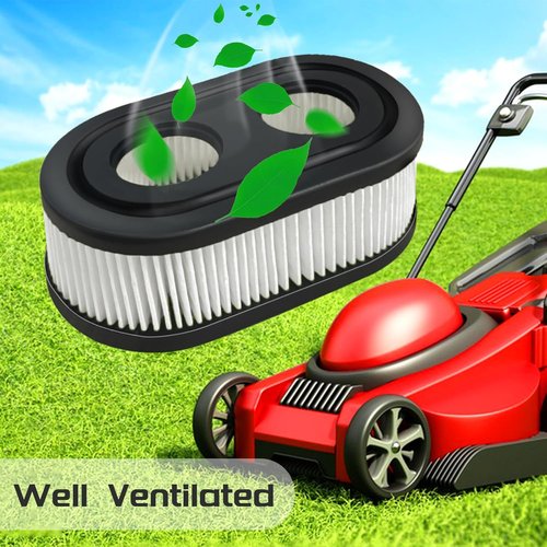 B&S Air Filter - Compatible Replacement for 798452 & 334404 - Fits TB110, TB200, TB230 Lawnmowers - 2 Pack