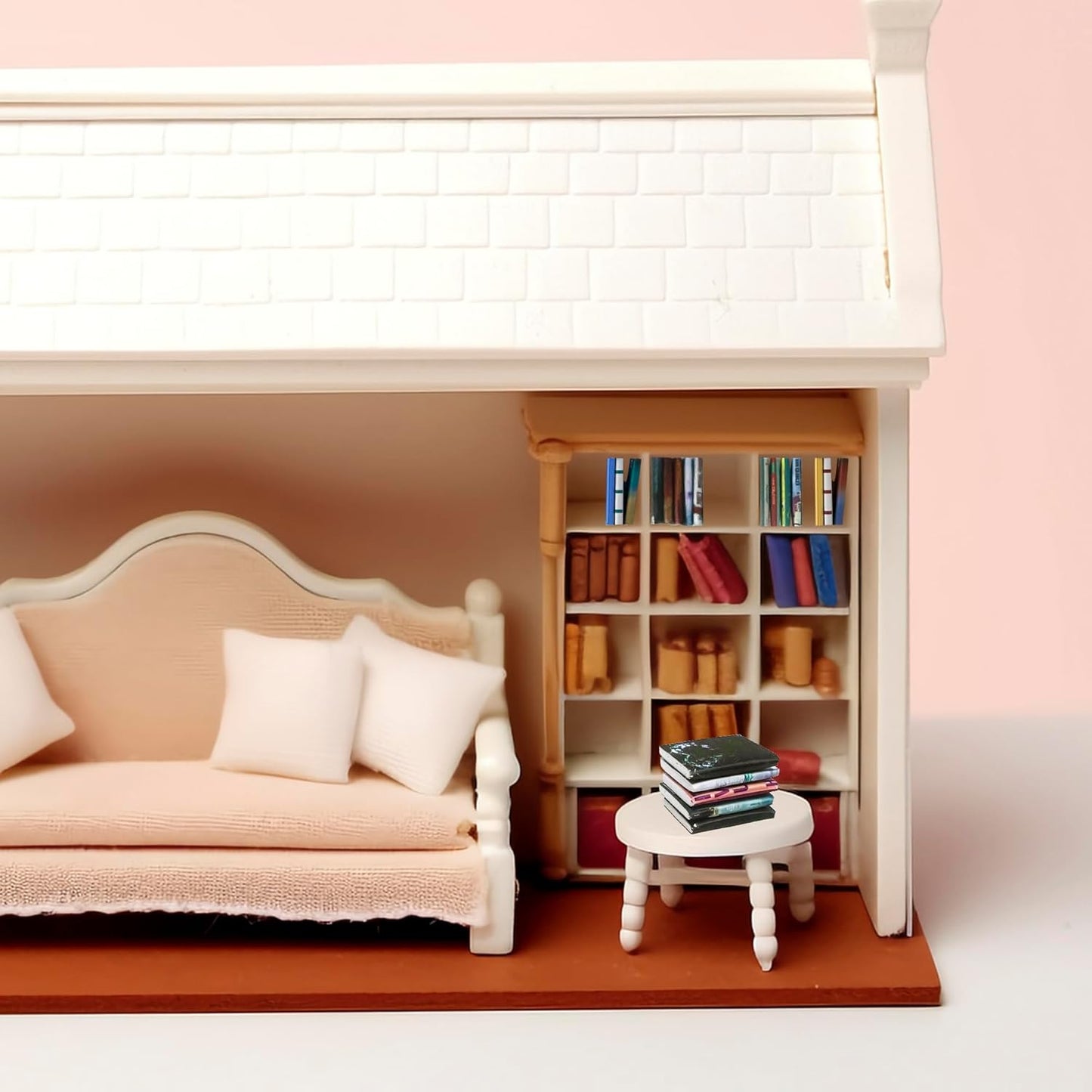 Skiennix Miniature Books Set - 200 PCS for Dollhouse Decor & DIY Crafting | Perfect for Anxiety Bookshelf