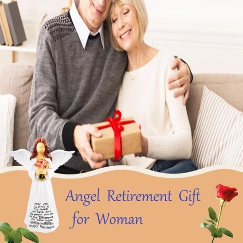 Angel Figurine - Thoughtful Retirement Gift for Women | Perfect Farewell Decoration - 5.5”