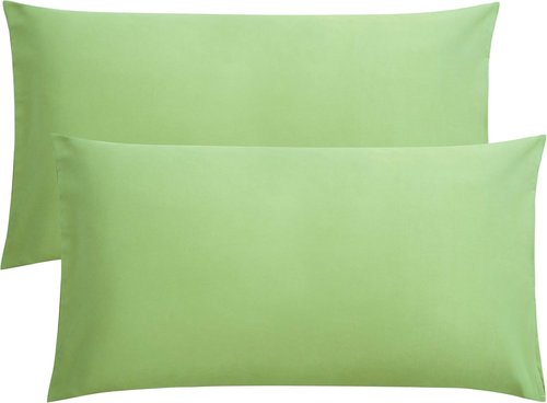 FLXXIE King Pillow Cases - Soft Microfiber Covers with Envelope Closure | Wrinkle & Stain Resistant, 20x36, Sage Green