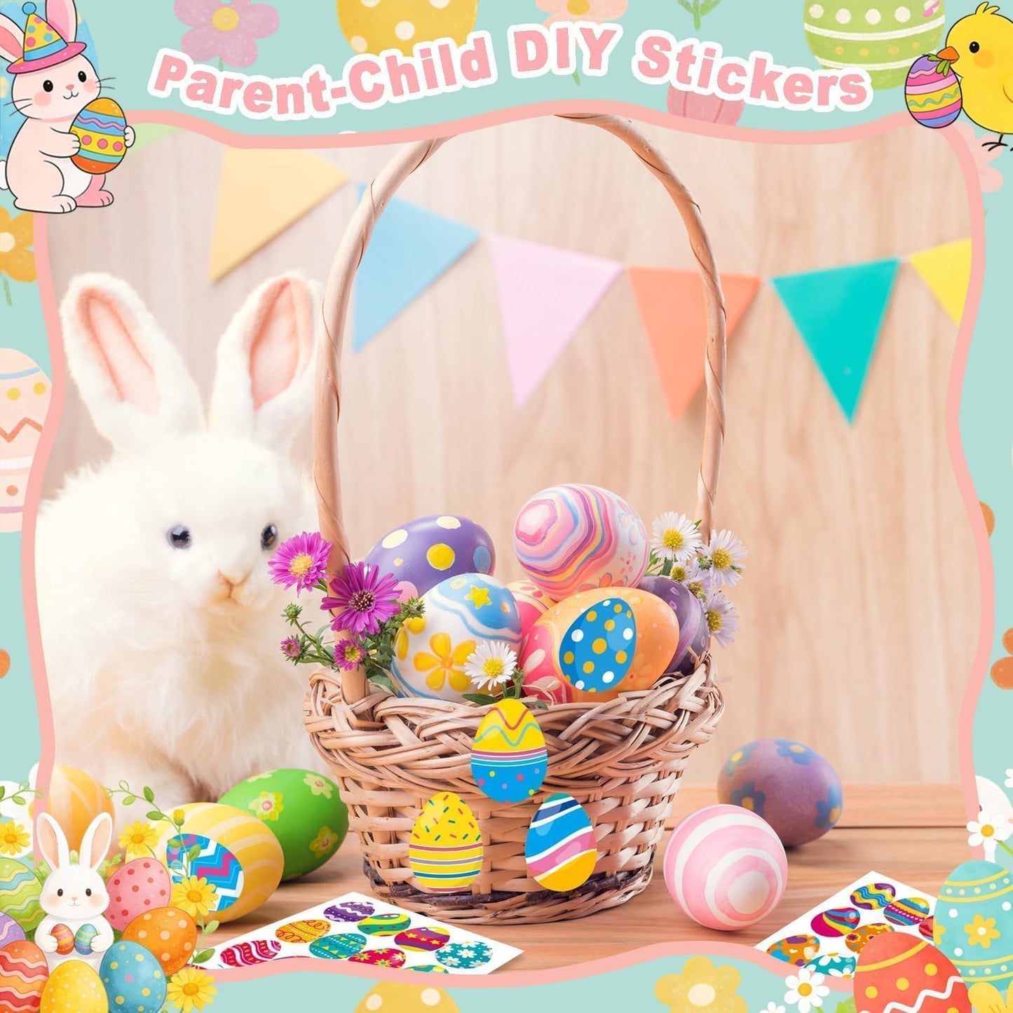 172 Pack Easter Egg Fillers,Easter Basket Stuffers for Kids Boys Girls, Easter Party Favors Assorted Toys for Easter Egg Hunt,Classroom Prize Supplies,Basket Stuffers Fillers for kids,Party Favors