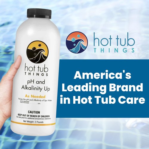 Hot Tub Things pH Up & Alkalinity Increaser for Hot Tub – Pool Shock, Alkalinity Up, pH Increaser and Alkaline Booster for Spa or Pool, Maintain Balanced Water Quality and Clear Water Use – 2 Pounds