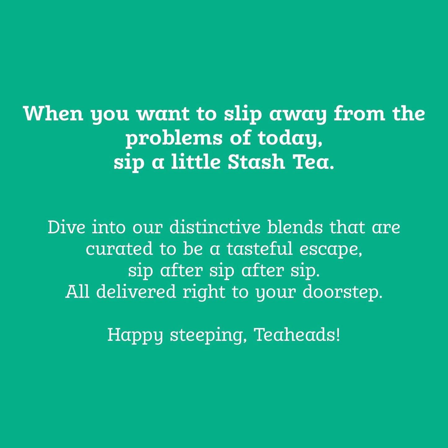 Stash Tea Soothing Herbal Tea Variety Pack - 6 Flavors, 6 Boxes, 18-20 Tea Bags Each