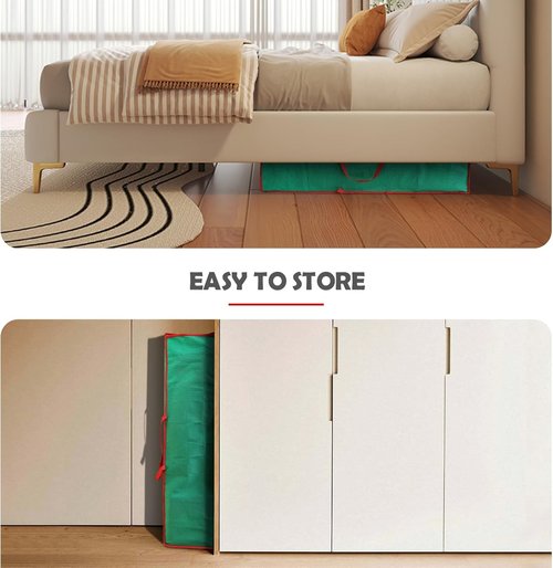 Gift Wrapping Organizer by Skiennix - 41 Inch Storage Bag for Up to 25 Rolls | Green
