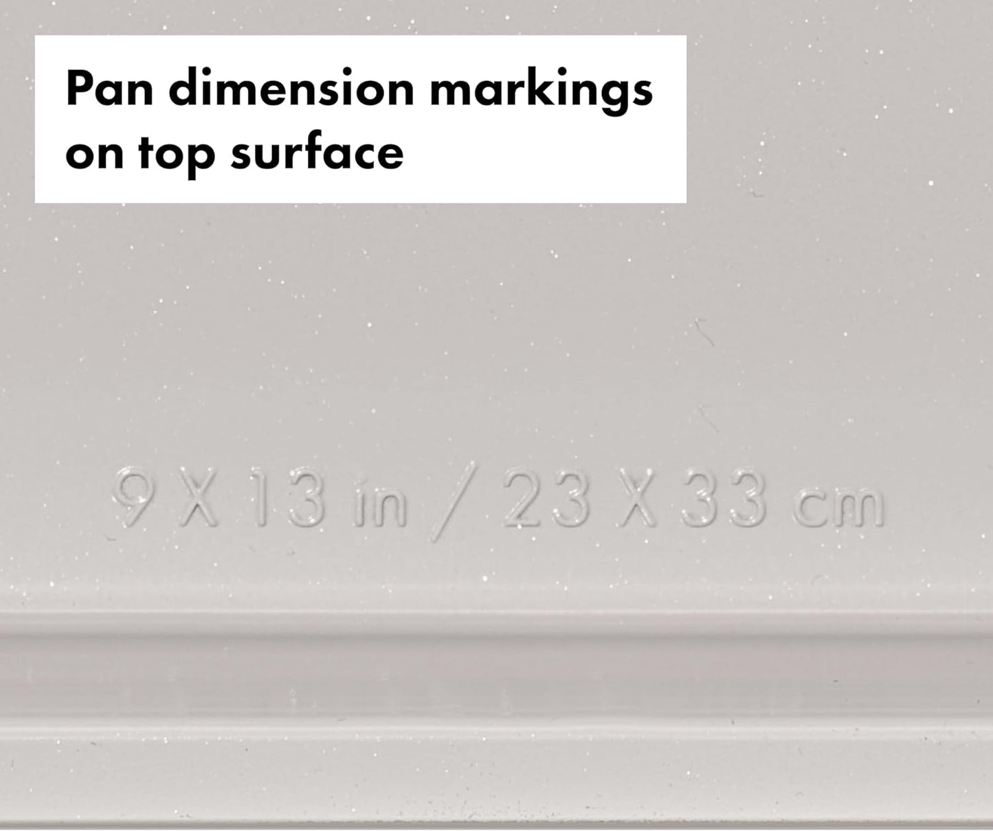 OXO Good Grips Cake Pan - Non-Stick Pro Ceramic Coated Metal | 9” x 13” for Perfect Biscuits