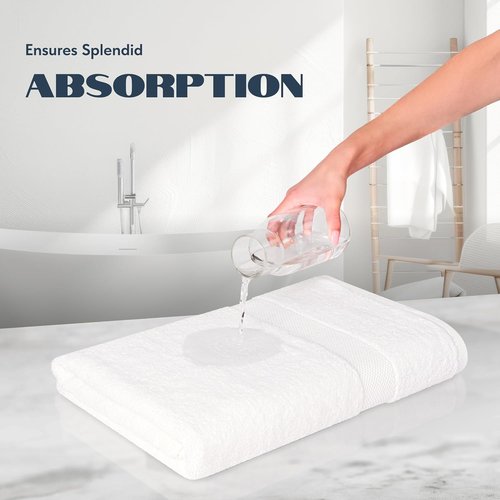 Hotel Collection White Luxury Bath Sheets - Extra Large 35x70 Inch, 700 GSM Turkish Cotton, Highly Absorbent | 2 Pack