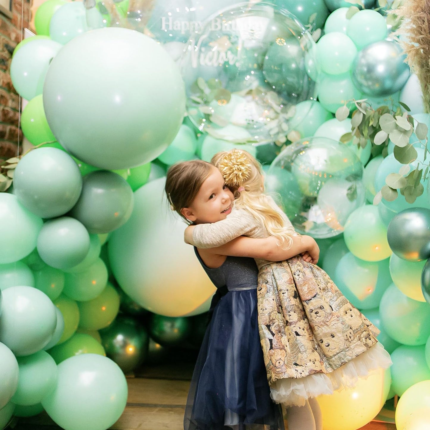 PartyWoo Mint Green Balloons 100 pcs Different Sizes Pack of 36 18 12 10 5 Inch Pastel Light Green Peppermint Balloon Arch Kit Garland for Graduation Baby Shower Birthday Party Decorations Green-Q06