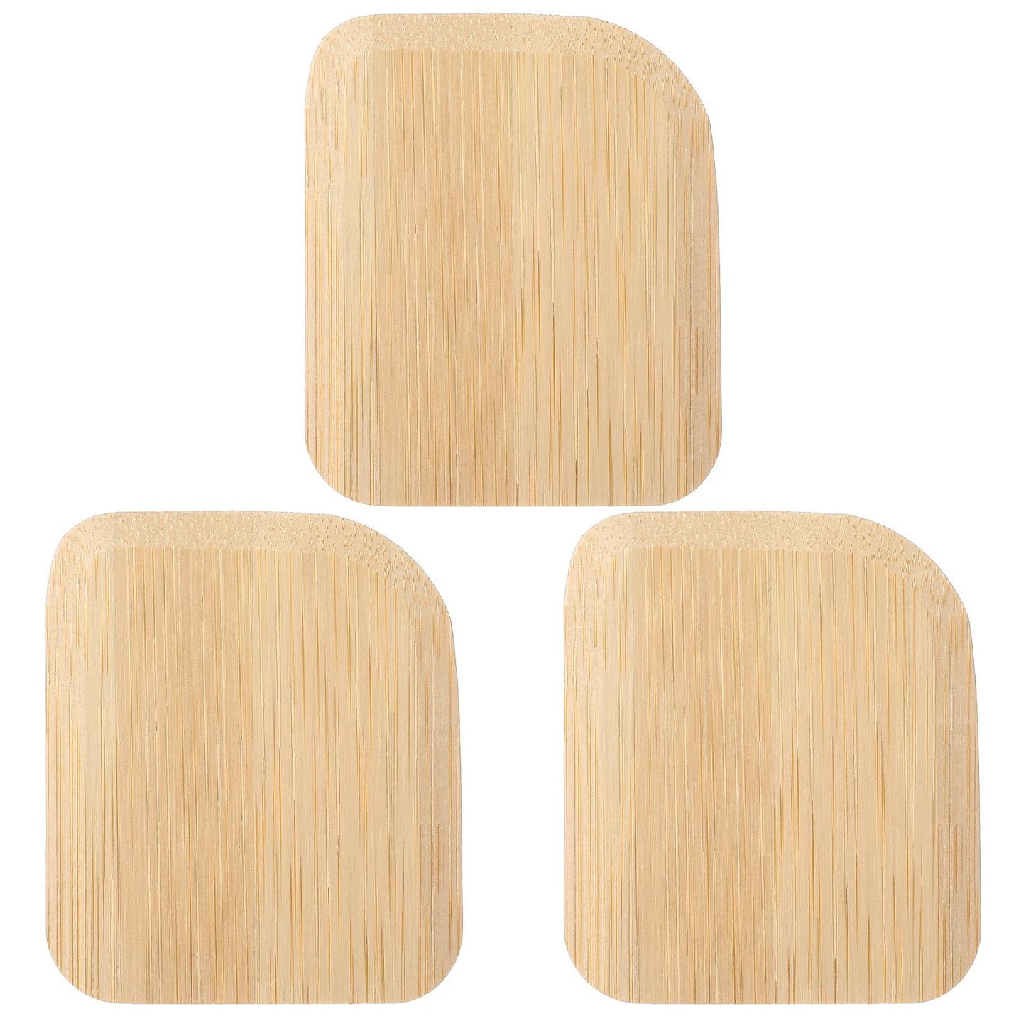 3pcs Bamboo Pot Scraper Tool Food Scraper for Cast Iron Skillet Cookware Cleaning Heat Resistant Kitchen Scrapers for Clean Pans Dishes Bowls and Plates Removes Food Effectively Without Scratching