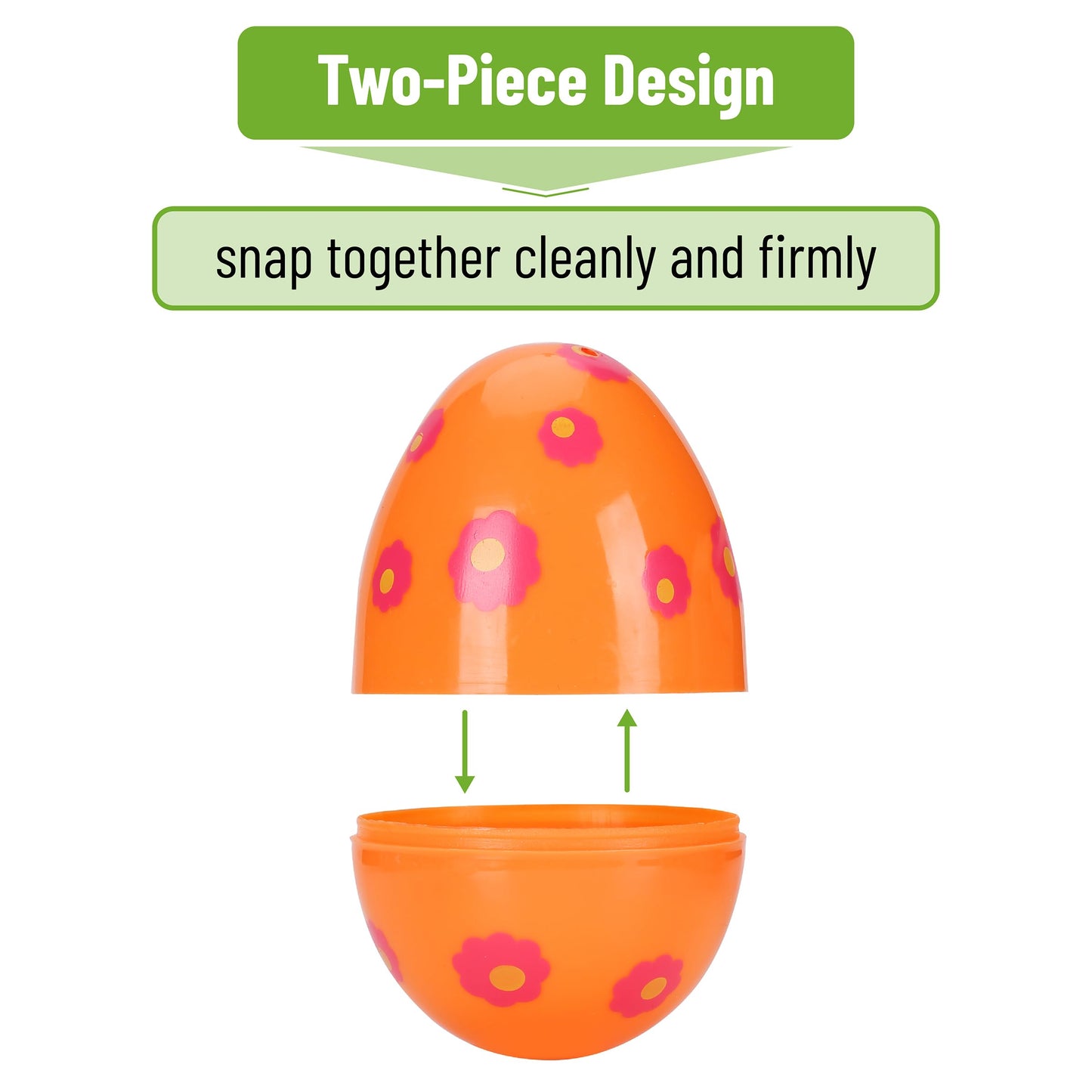 Mr. Pen- Printed Plastic Easter Eggs, 3 Inch, 30 Pack, Bulk Fillable Eggs for Easter Hunt Decor, Party Favor, Basket Stuffers, Classroom Prize, Supplies, Adult & Kid Party Toys for Gift