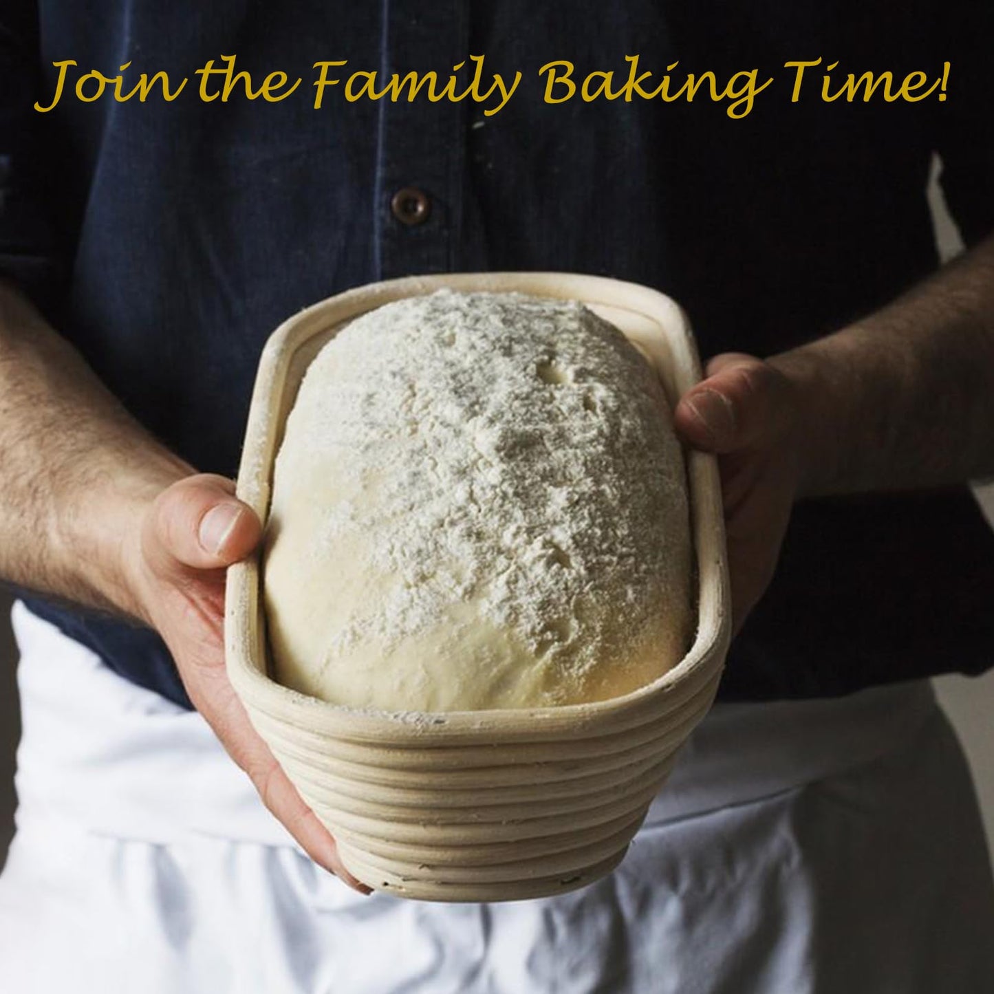 Panumly Bread Proofing Basket Set of 2, 10 inch Oval Sourdough Proofing Bowls with Liners, Handmade Rattan Baskets for Bread Making Baking Fermentation