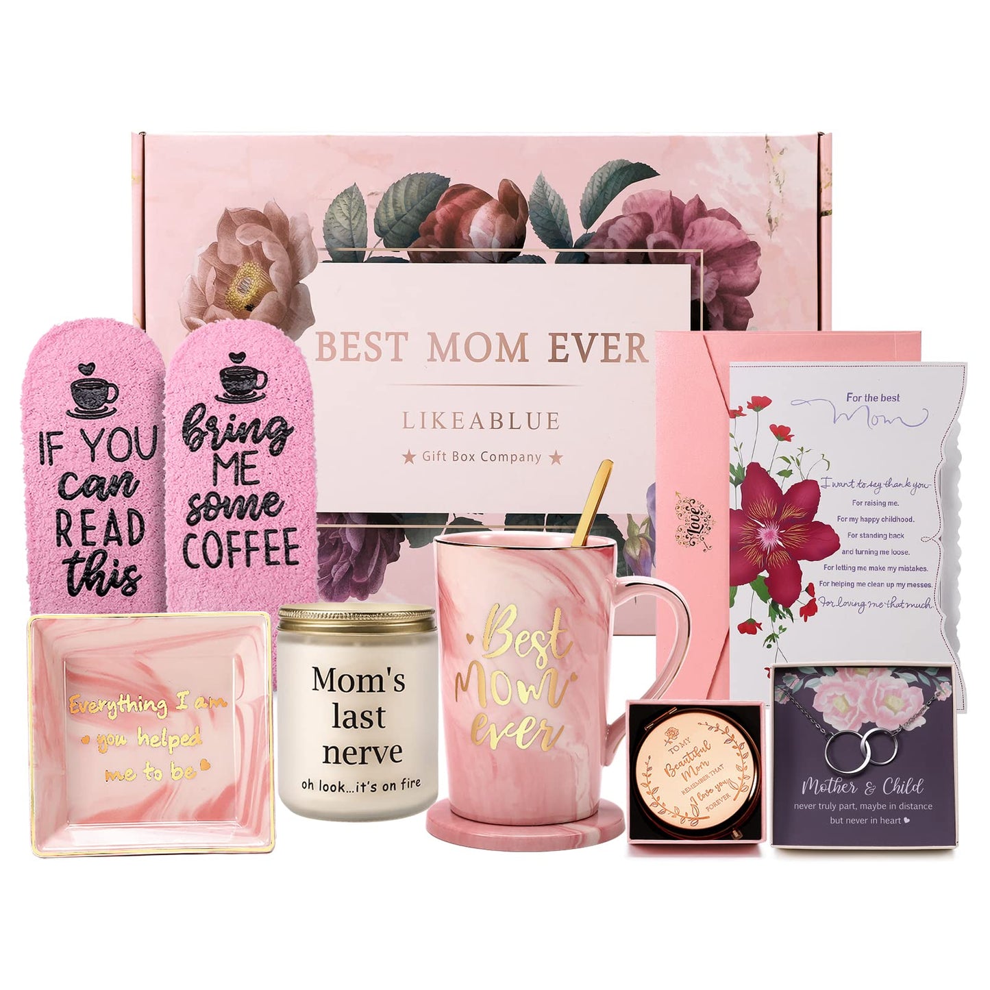 Christmas Gifts for Mom, Mothers Day Gifts Basket Set for mom, Mom Birthday Gifts from daughter son,Best Mom Gifts,Happy Birthday Gift Ideas,Unique Gift Ideas for mom