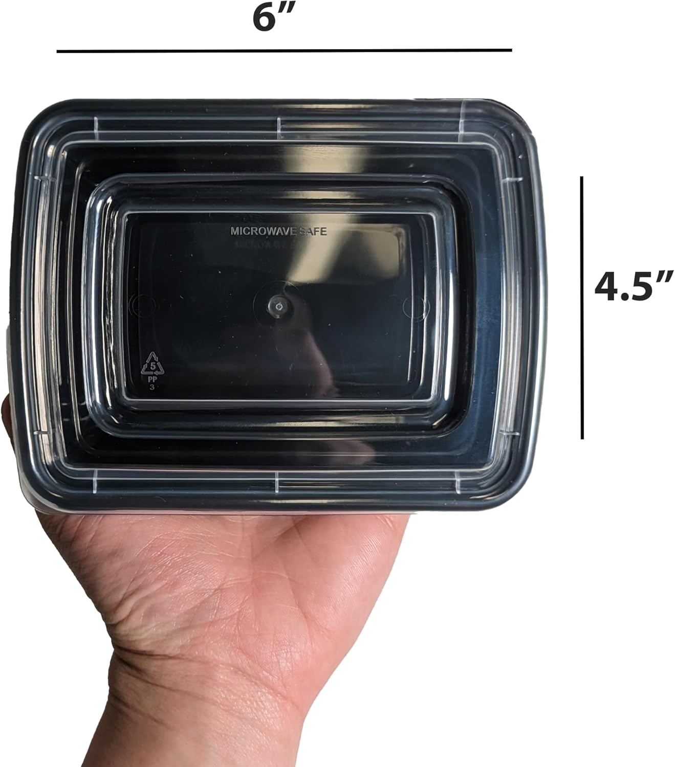 Tiya Meal Prep Containers - 150 Pack 12 oz BPA-Free, Leak-Proof, Microwave & Dishwasher Safe Storage Boxes