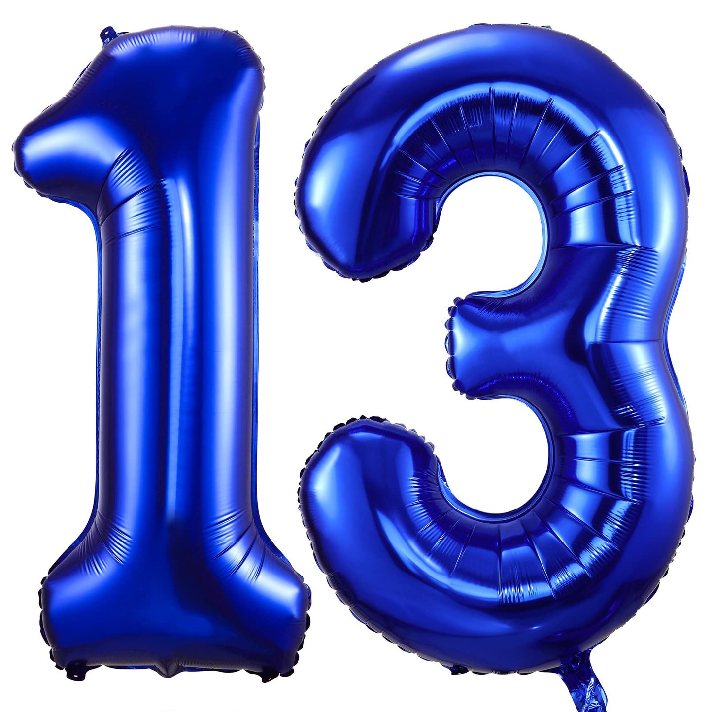 Navy Blue Number 13 Balloons,40 Inch Dark Blue 13 or 31 Birthday Balloon Large Foil Mylar Number Digital Balloons for Birthday Party Graduation Baby Shower Anniversary Decorations