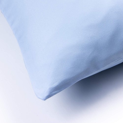 FLXXIE Pillow Cases - Soft Microfiber Queen Pillow Covers | Wrinkle Resistant, 2-Piece Set, 20x30, Sky Blue