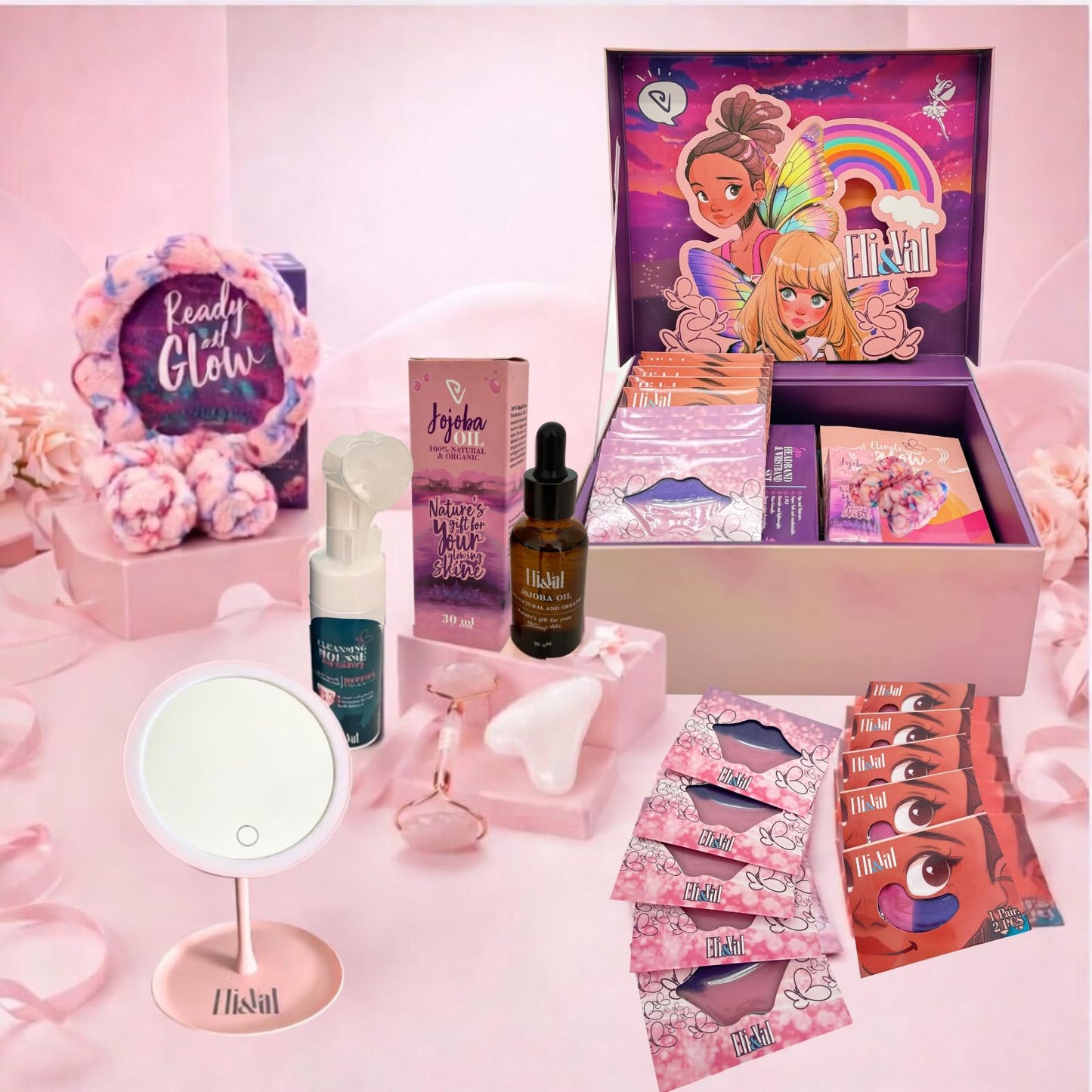 Tween Gift Box – Gifts Basket Teen Girl – Spa Kit for Teen Girls with Skincare and Self-Care Essentials – Birthday or Holiday Present