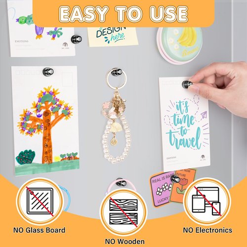 12 PCS Fridge Magnets Refrigerator Magnets Small Strong Magnets Whiteboard Magnets, Magnets for Fridge, Locker, Kitchen Decor and Accessories, Office, Classroom Organization