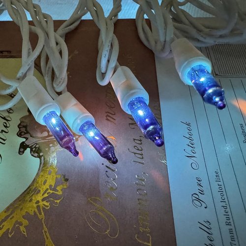 HISHINY 100 Count Blue Christmas Tree String Lights - UL Certified Indoor/Outdoor Decor | 21 Feet