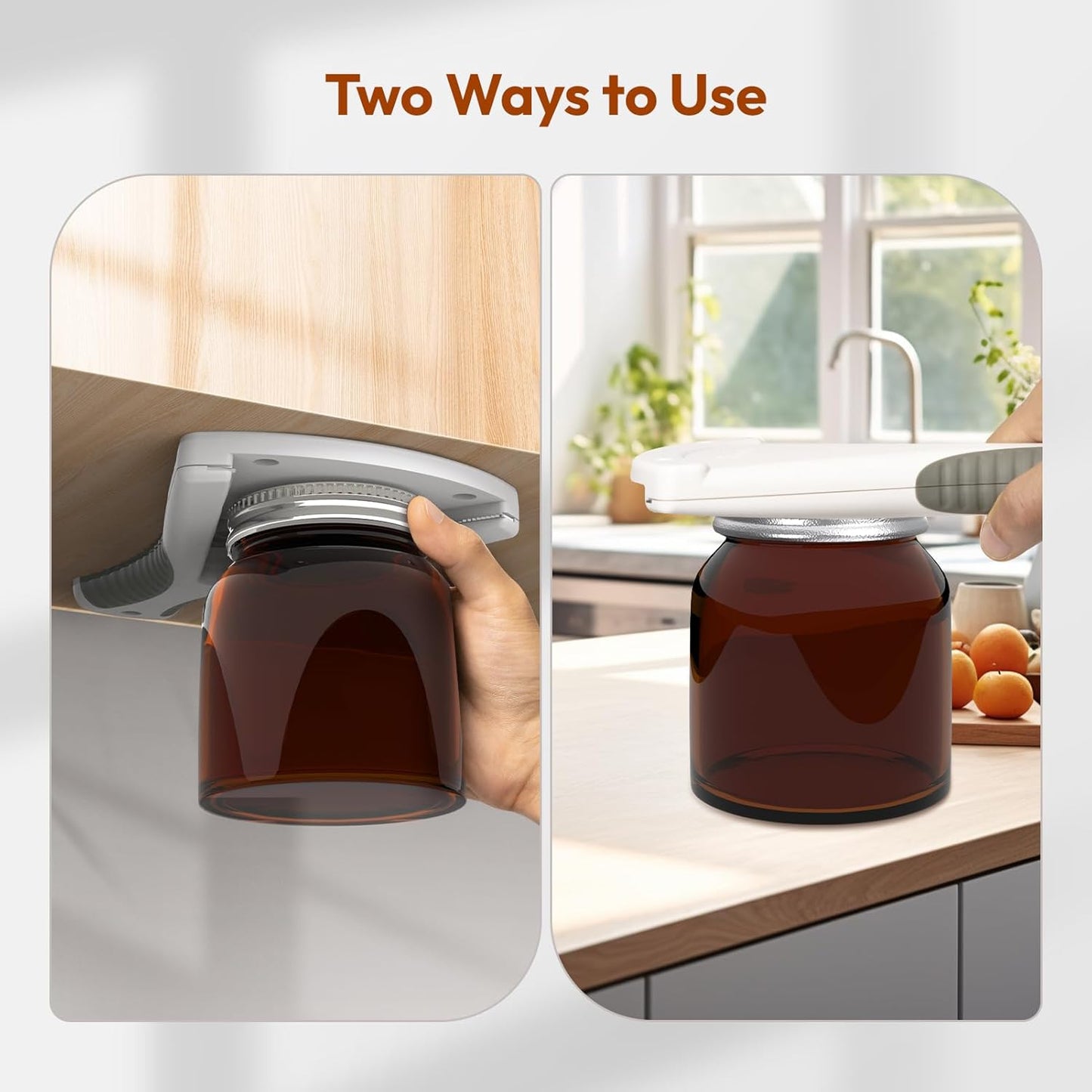 Skiennix Easy Grip Jar Opener - Effortless Bottle & Lid Remover for Seniors | Ideal Kitchen Gadget for Weak Hands