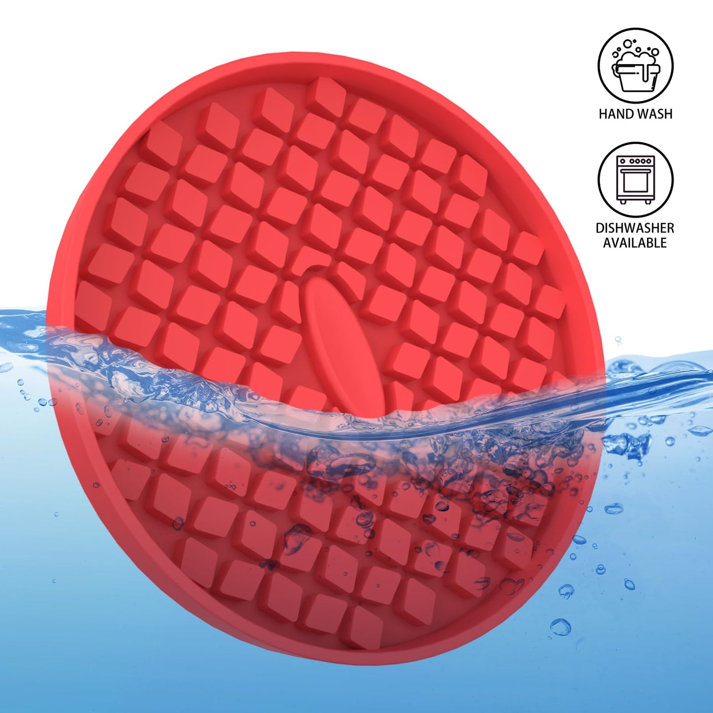 ME.FAN Car Cup Holder Coasters [4 Pack] Silicone Auto Mug Mats,Universal Non-Slip Recessed Car Interior Accessories Red