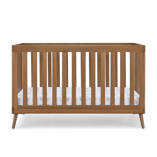 Delta Children Essex 4-in-1 Convertible Crib - Greenguard Gold Certified | Chestnut Finish