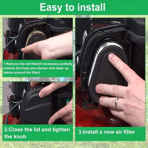 2Pack Air Filter - Replacement Cartridge for Lawn Mower Engines | Fits 4247, 5432, 575EX, 725EXI