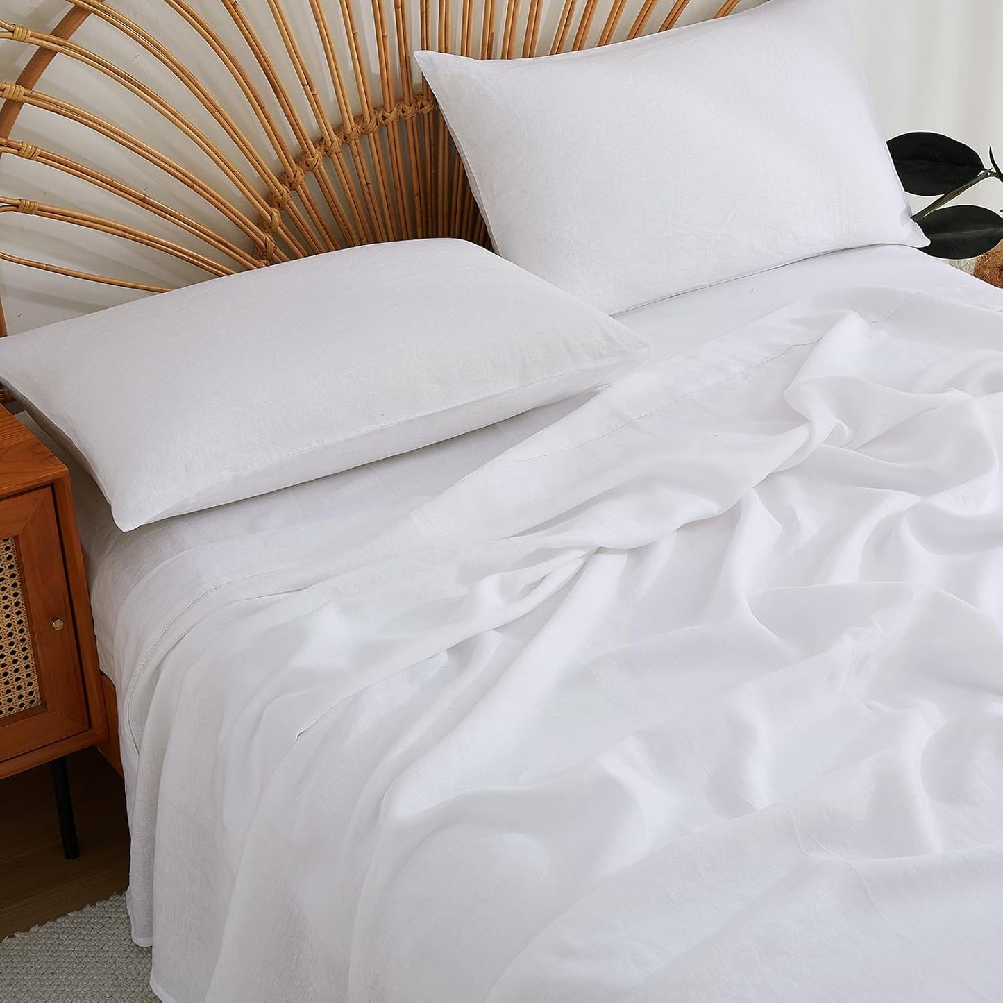 Regine Switzerland 100% French Linen Pillowcase Set - Soft, Breathable Envelope Closure | Luxury Home Gift
