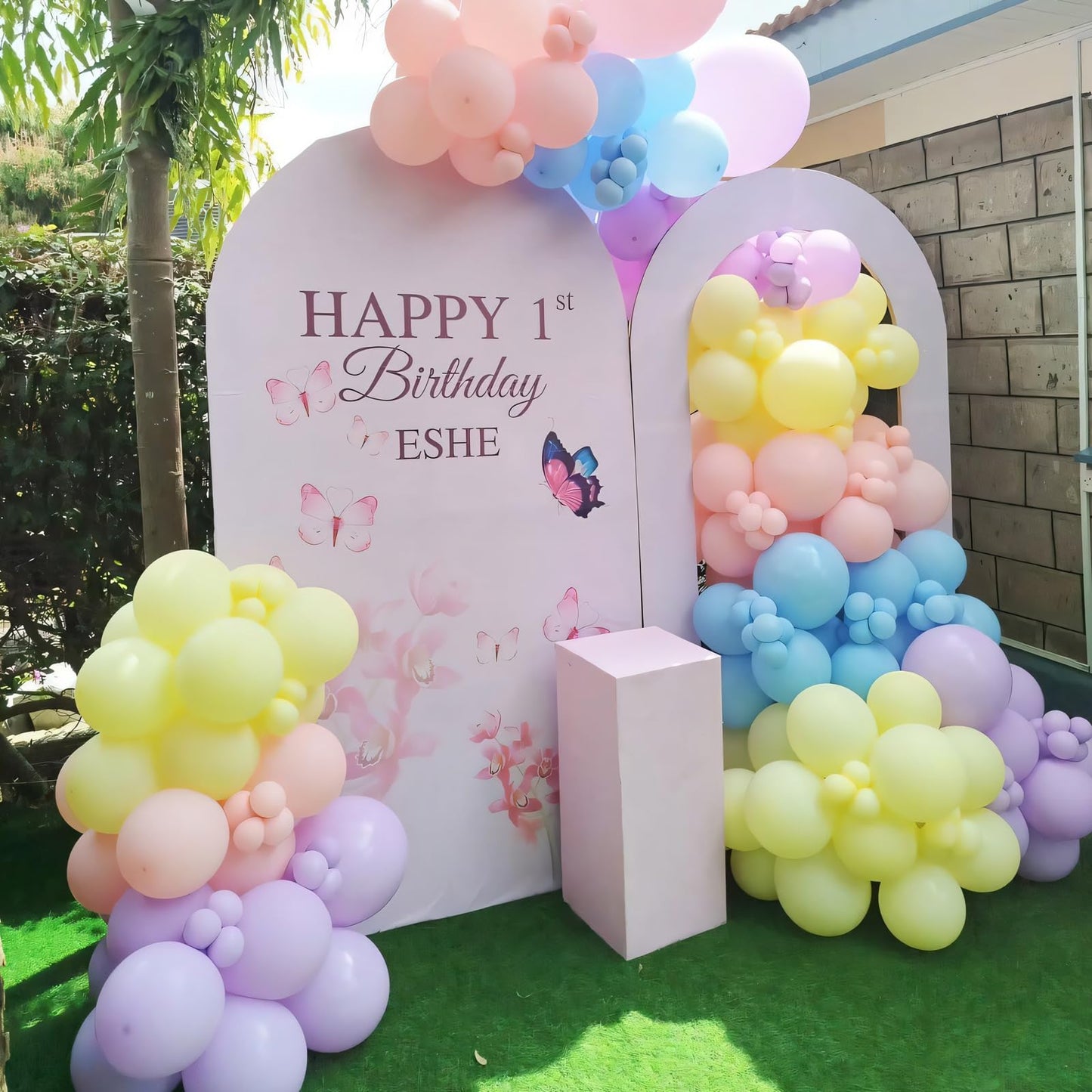 Pastel Balloons 110pcs 12 Inch Pastel Rainbow Balloons for Birthday Party Decorations Wedding Christmas Gender Reveal Engagement Anniversary Princess Bridal Shower Baby Shower Decorations