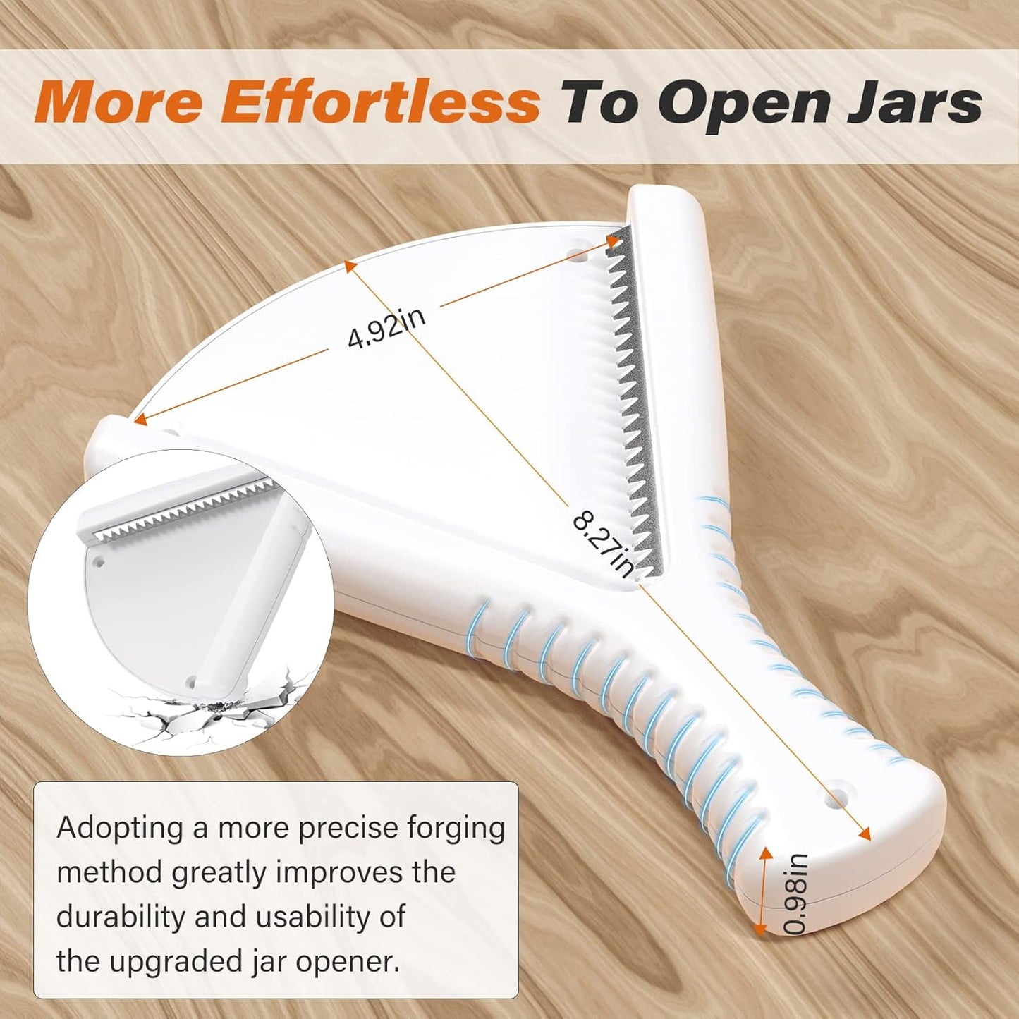 Skiennix Jar Opener - Easy Grip Dual Usage Tool for Seniors | Effortless Lid Opening for All Sizes