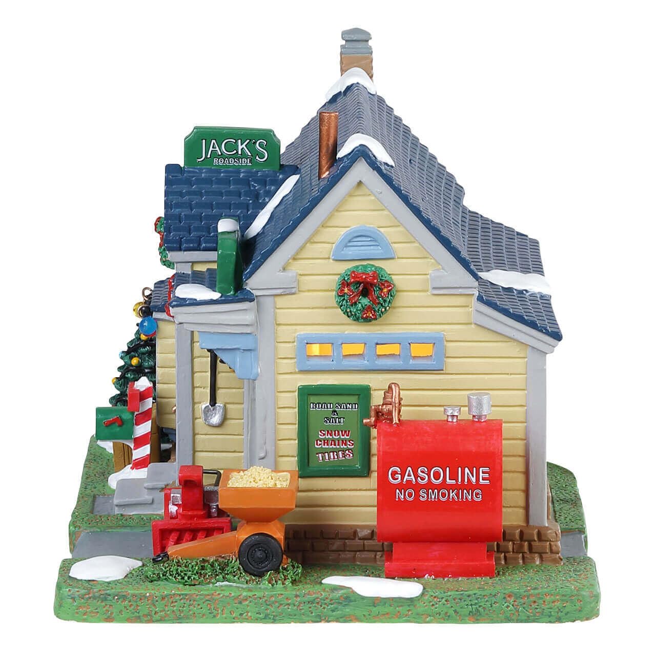 Lemax Village Collection Roadside Assistance Headquarter 85335